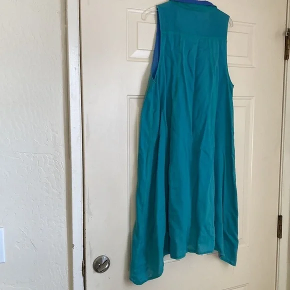 Gauzy silky Reversible double layer lightweight vest duster petticoat - Picture 6 of 13